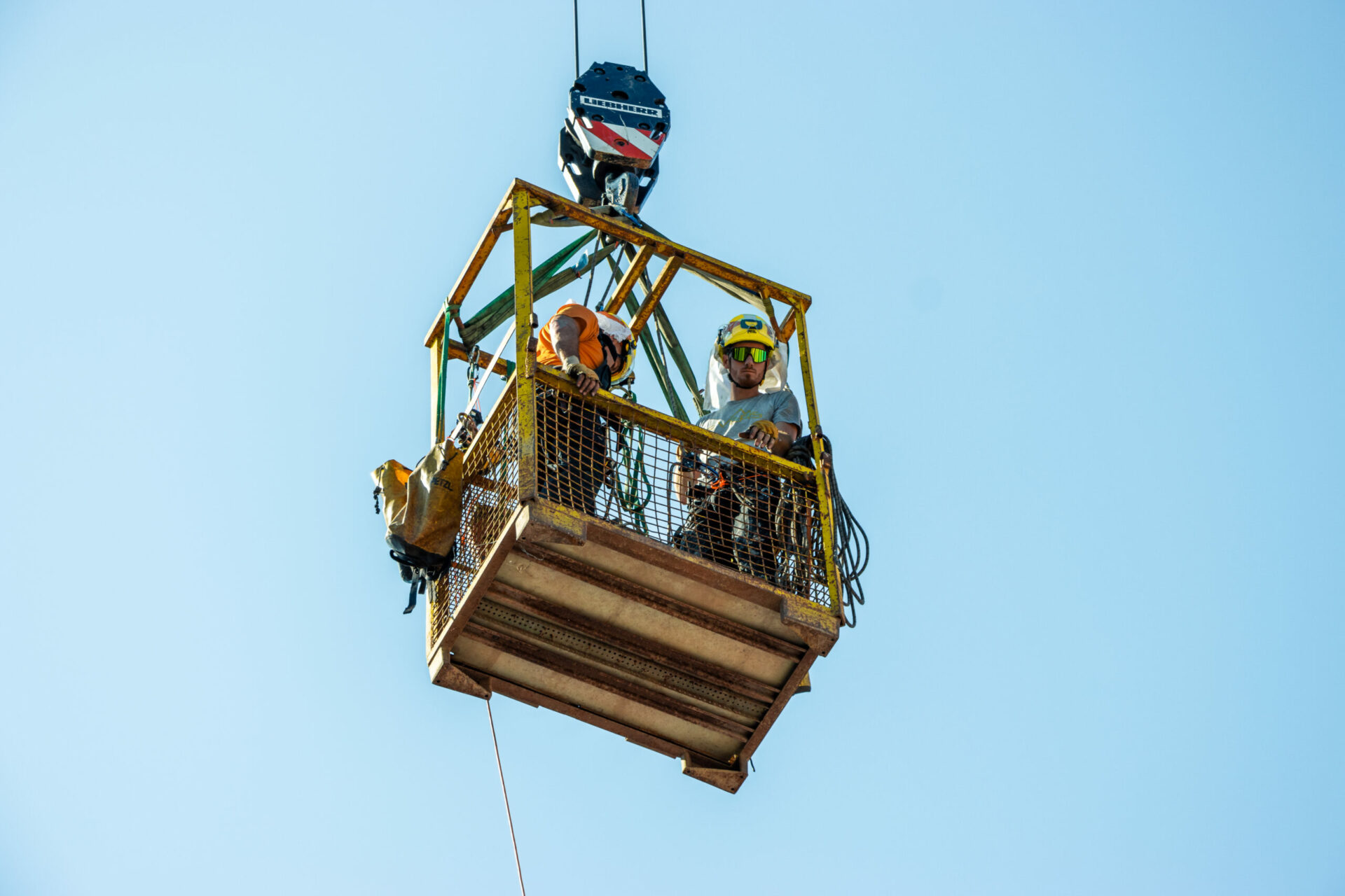 Déploiement d'une nacelle Rollot Levage